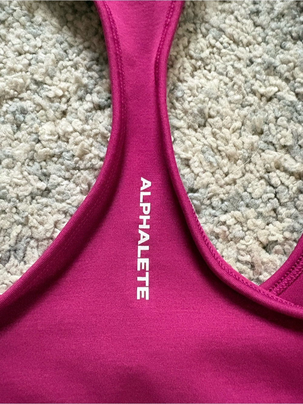 Alphalete Glass Tank Berry - Picture 3 of 5